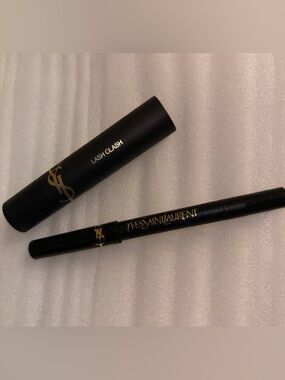 YSL black eyeliner+mascara
